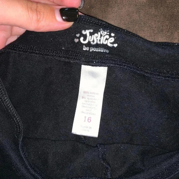 Black Biker Shorts - Picture 2 of 3